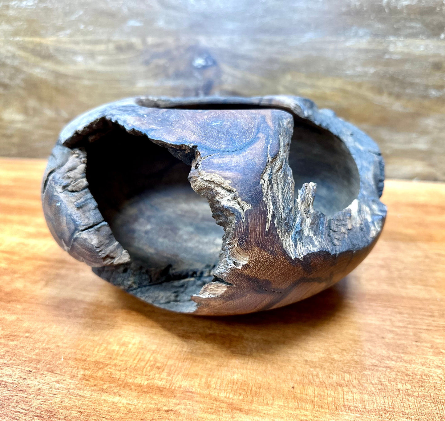 Teak Abstract Bowl - Restoration Oak