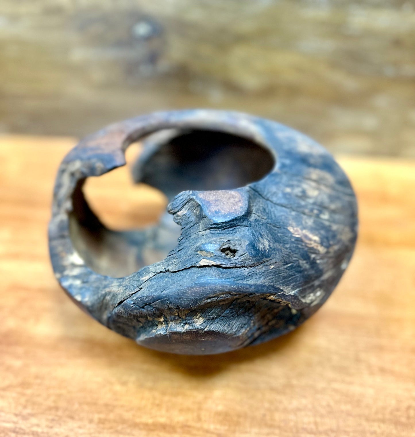 Teak Abstract Bowl - Restoration Oak