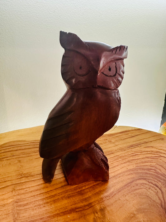 Wooden Owl - Restoration Oak