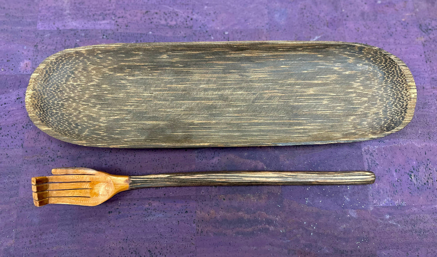 Hand Back Scratcher & Holder - Restoration Oak