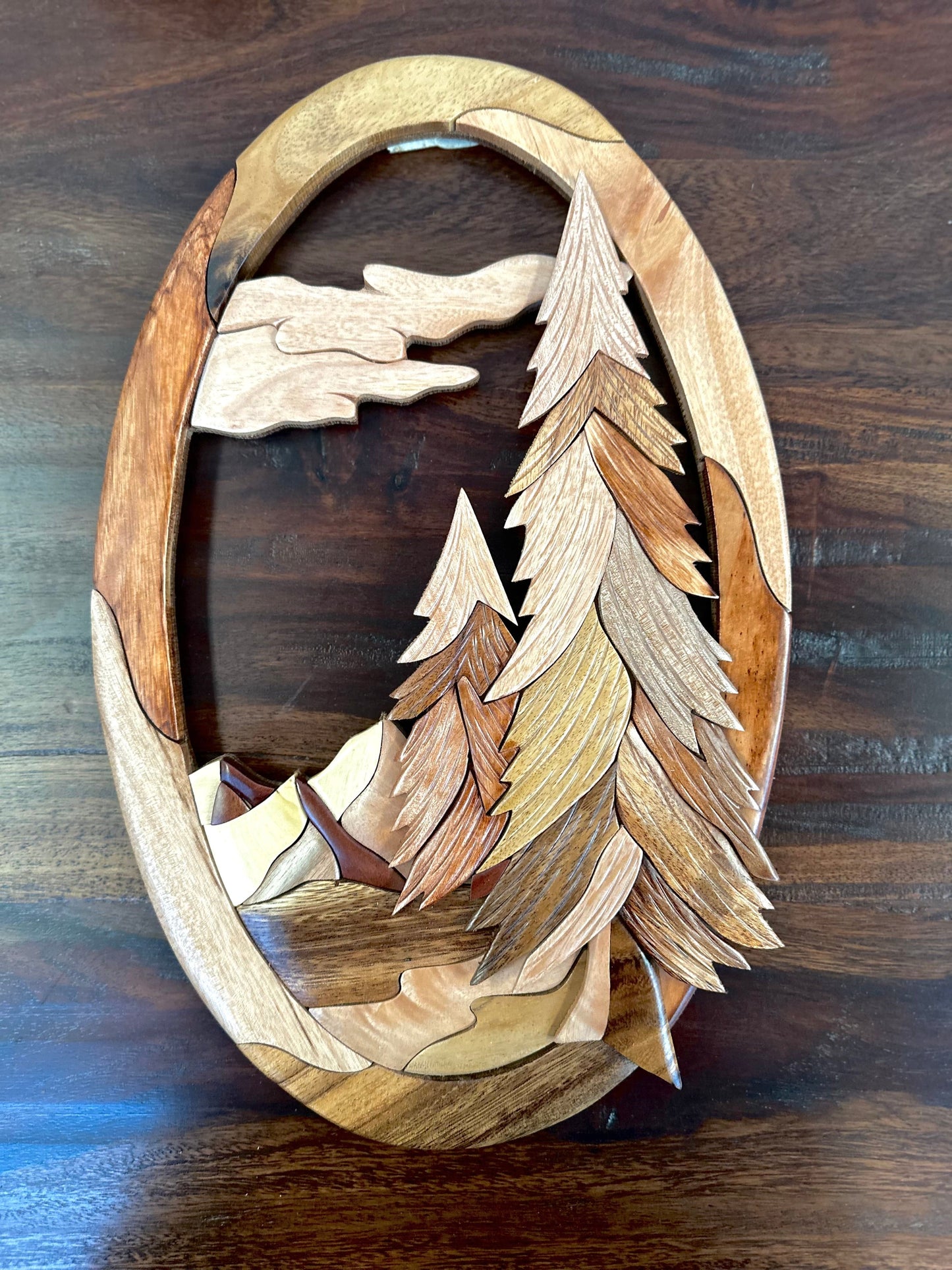 Wood Wall Art - Restoration Oak