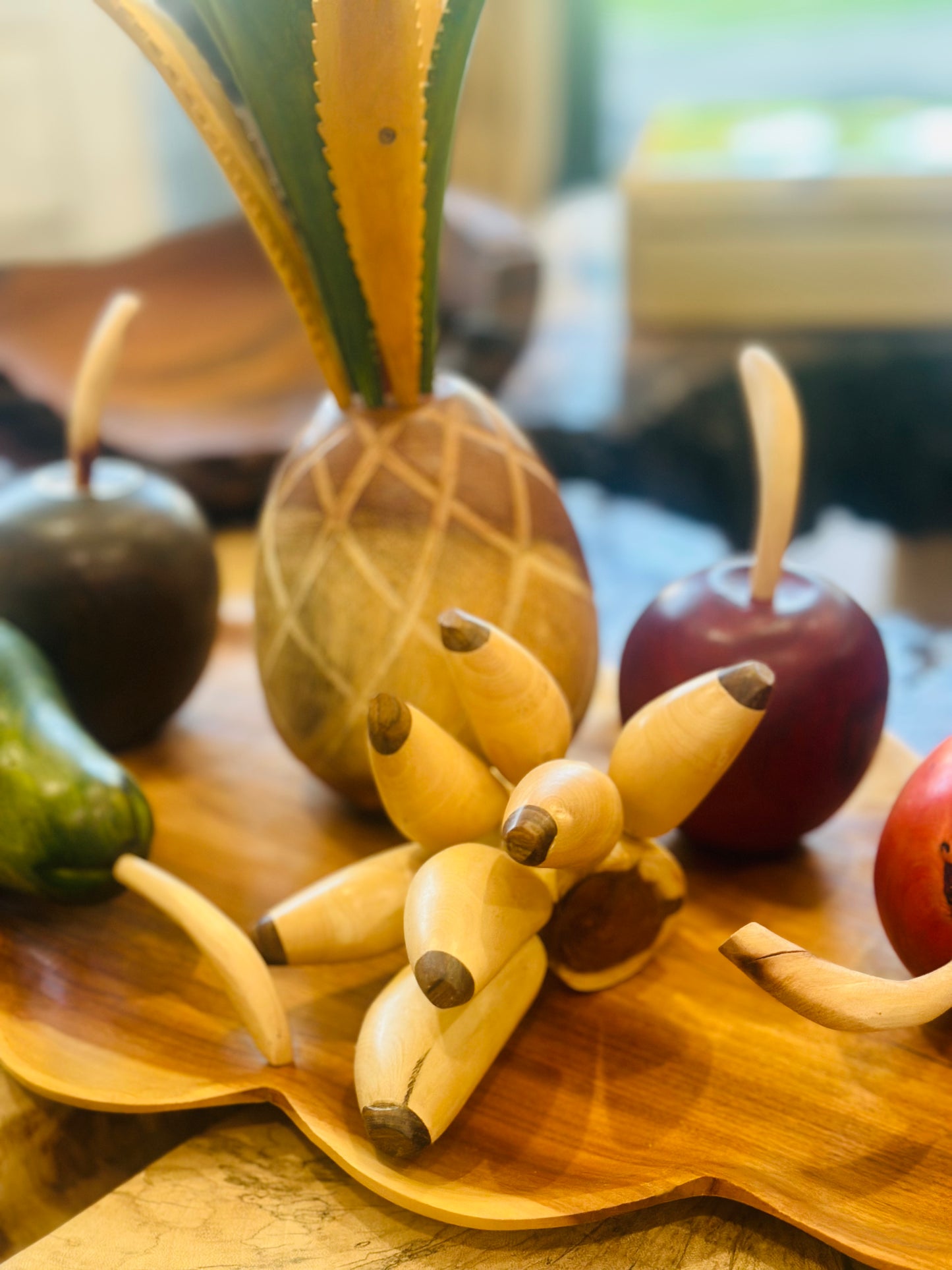 Wooden Fruit Plates - Restoration Oak