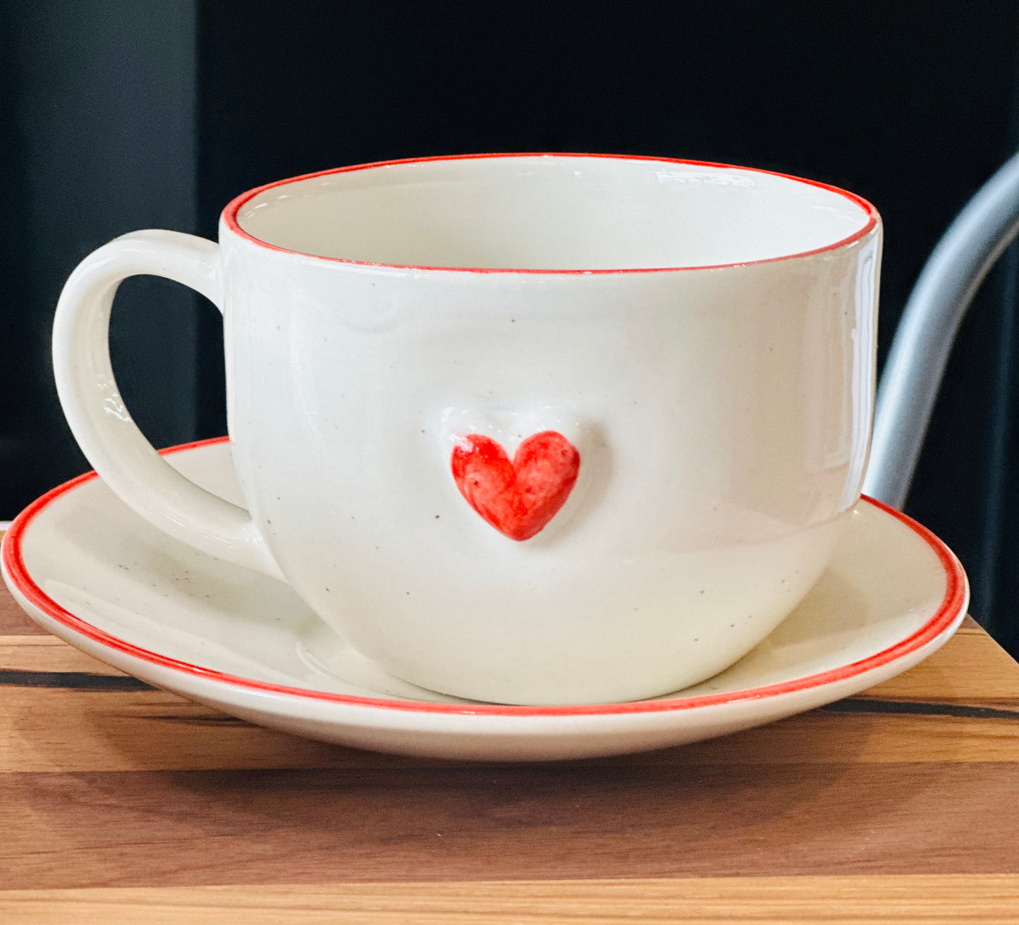 Coffee cup and saucer - Restoration Oak
