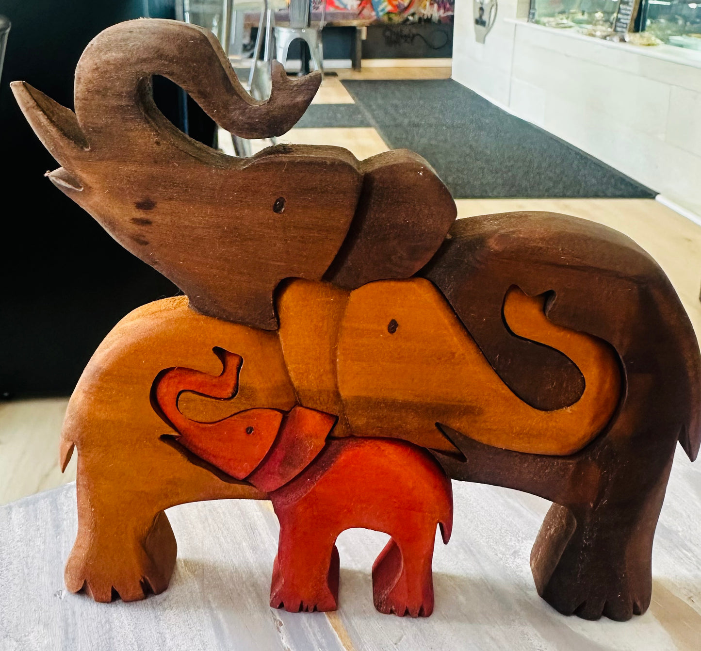Elephant Family 3 - Restoration Oak