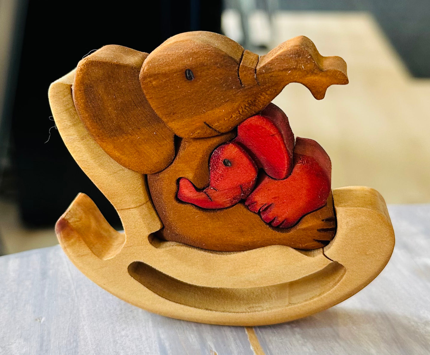 Elephant Mama - Restoration Oak