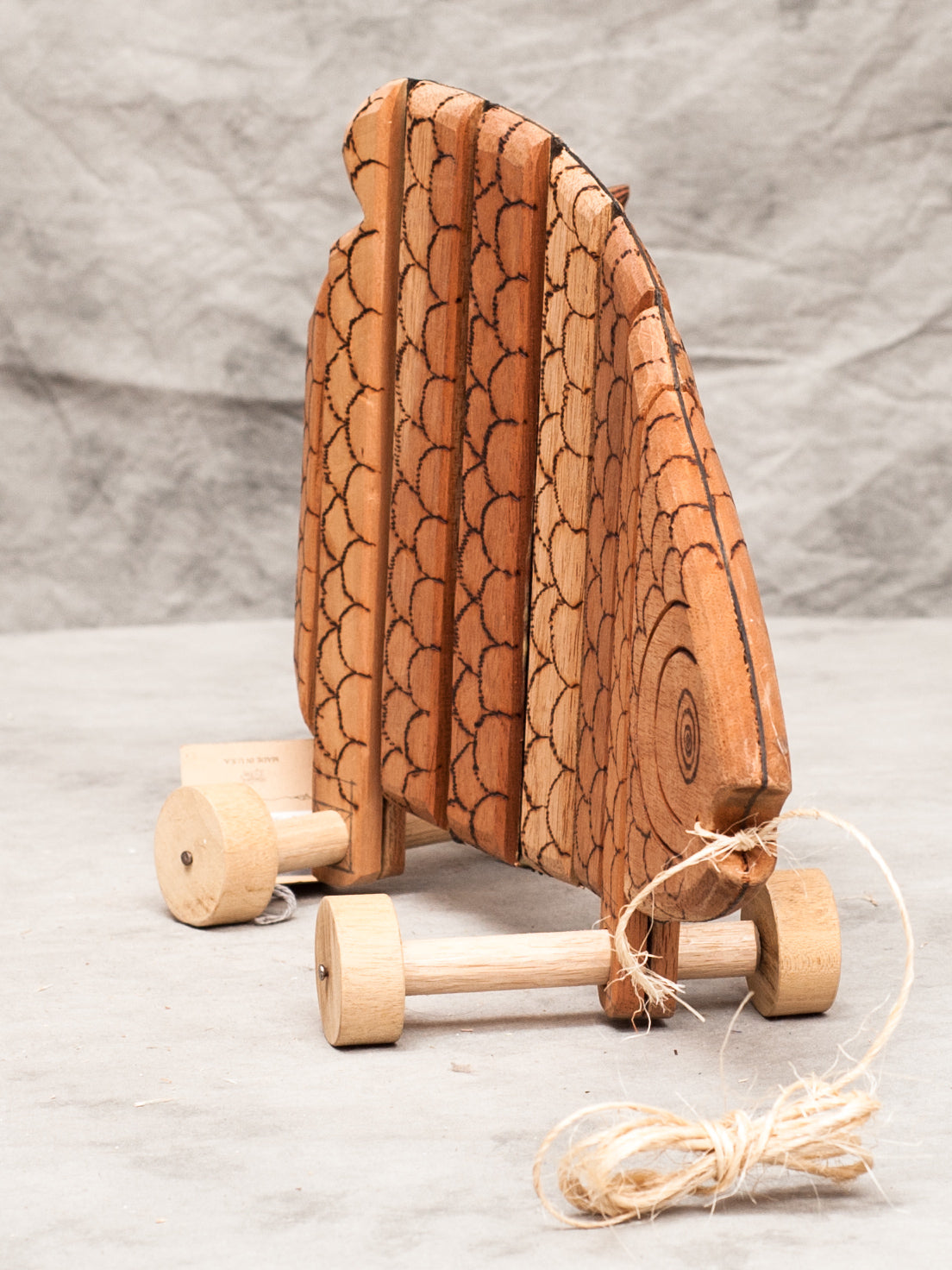 Colombian Fish Pull Toy - Restoration Oak