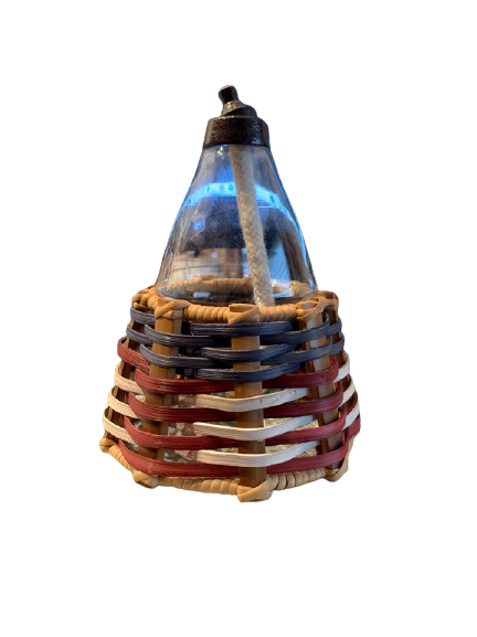 Mini Tiki Torch Candles - Restoration Oak