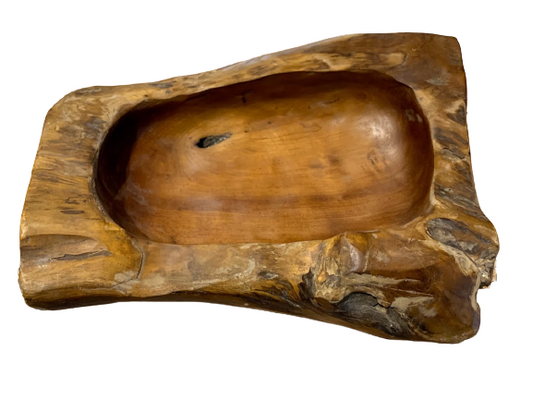 Habini Teak Rectangular Bowl - Restoration Oak