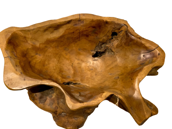 Habini Teak Erosion Bowl - Restoration Oak