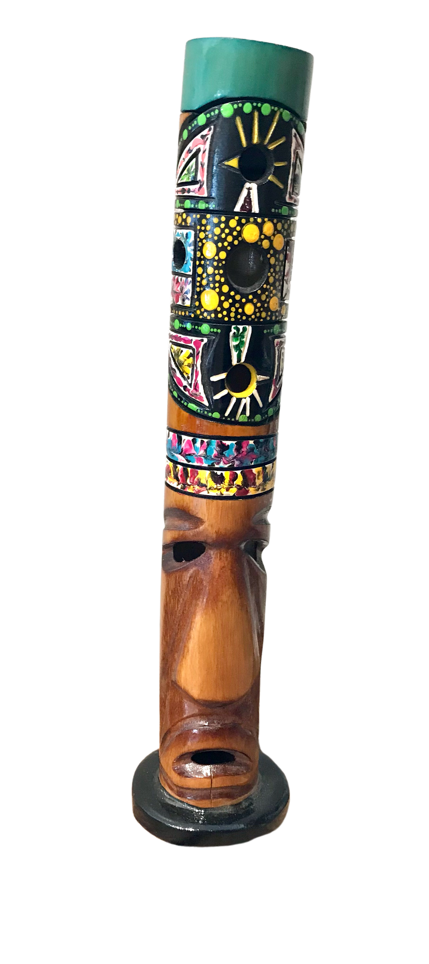 Bamboo Totem Incense Holder - Restoration Oak