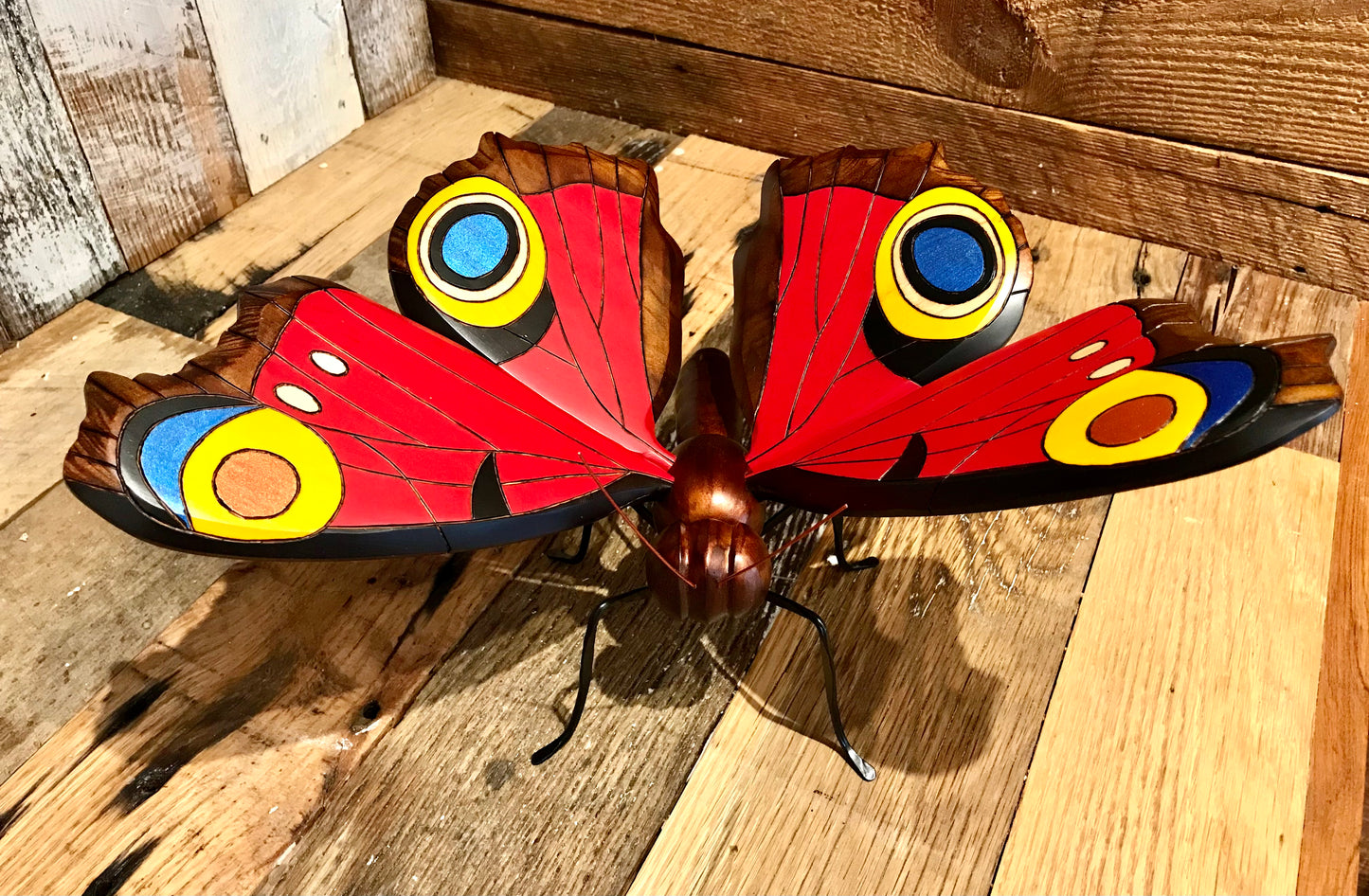 Butterfly Art - Restoration Oak