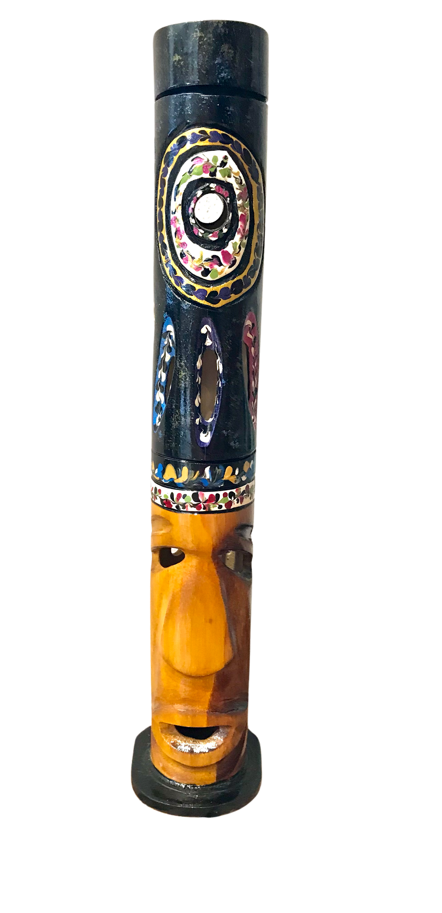 Bamboo Totem Incense Holder - Restoration Oak