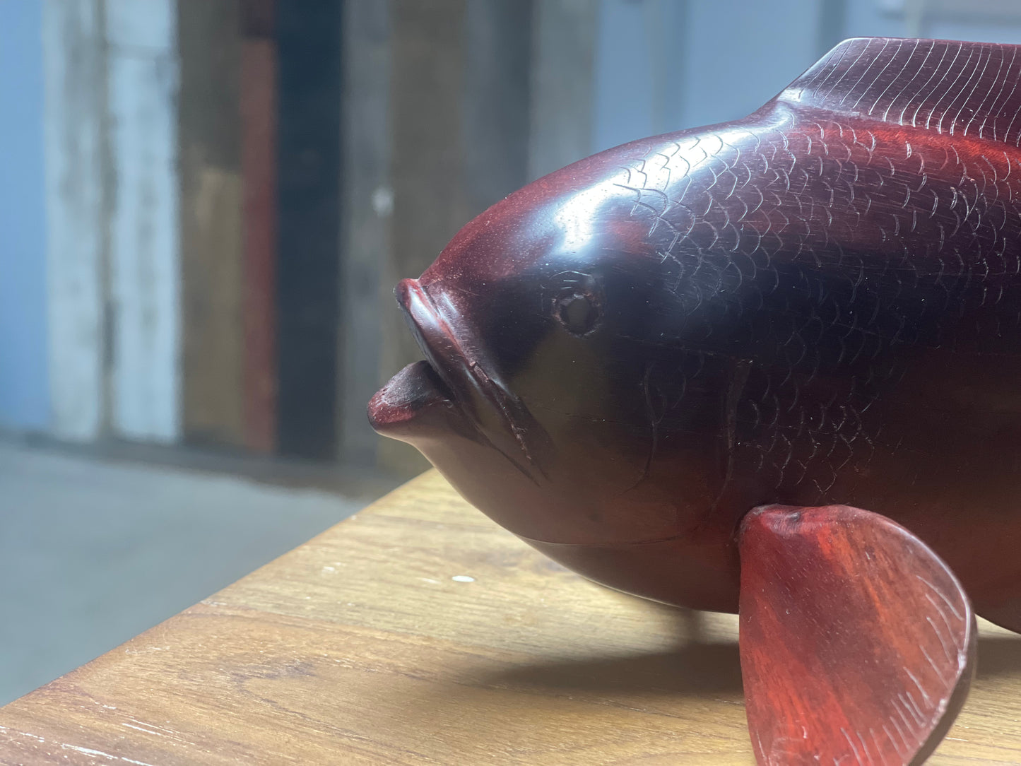 Piranha Fish - Restoration Oak