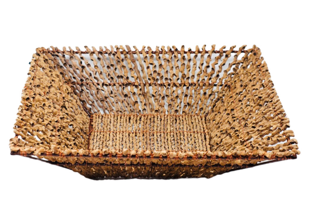 Palme De Seja Square Basket - Restoration Oak