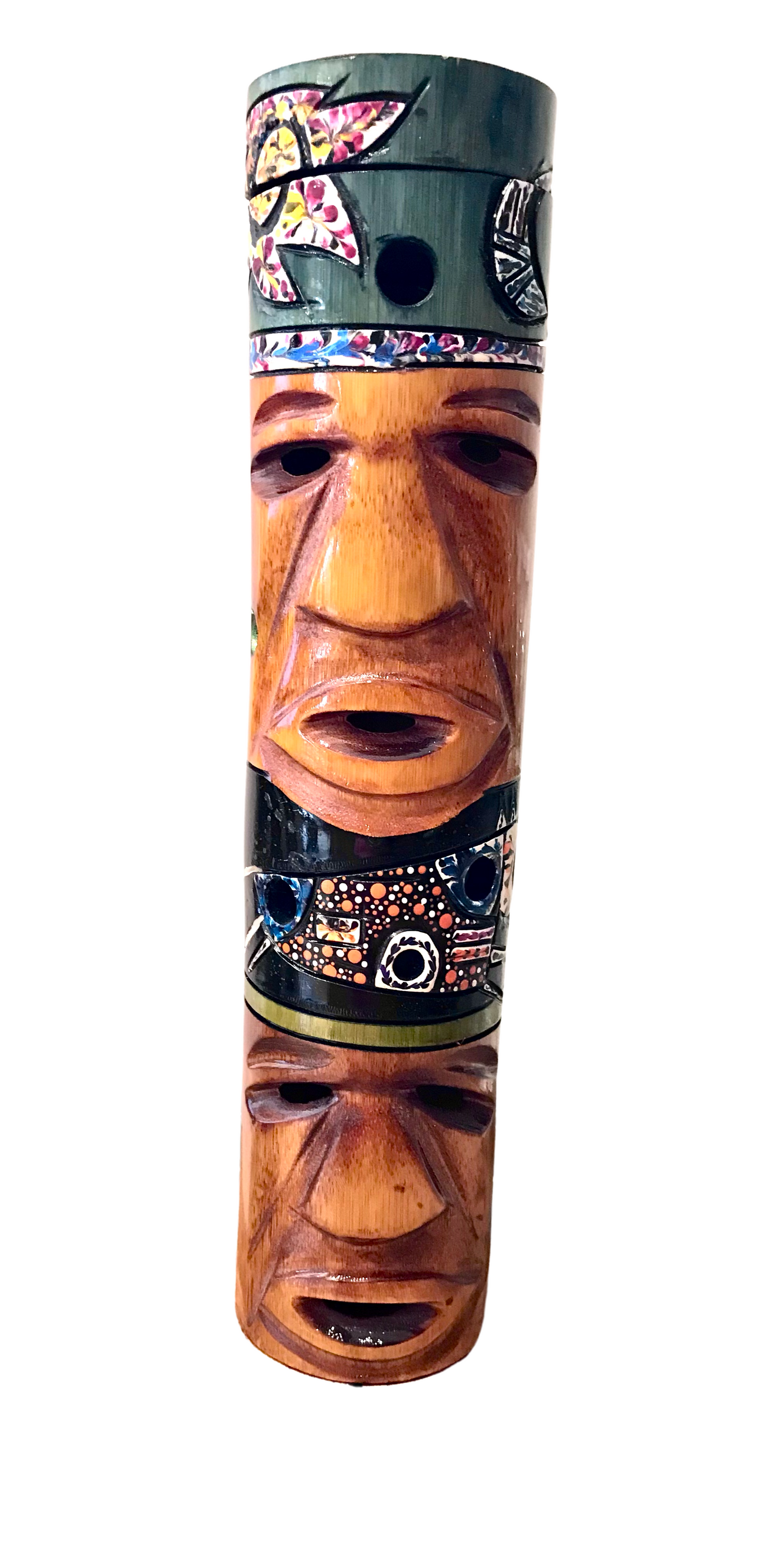 Bamboo Totem Incense Holder - Restoration Oak