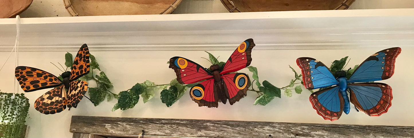 Butterfly Art - Restoration Oak