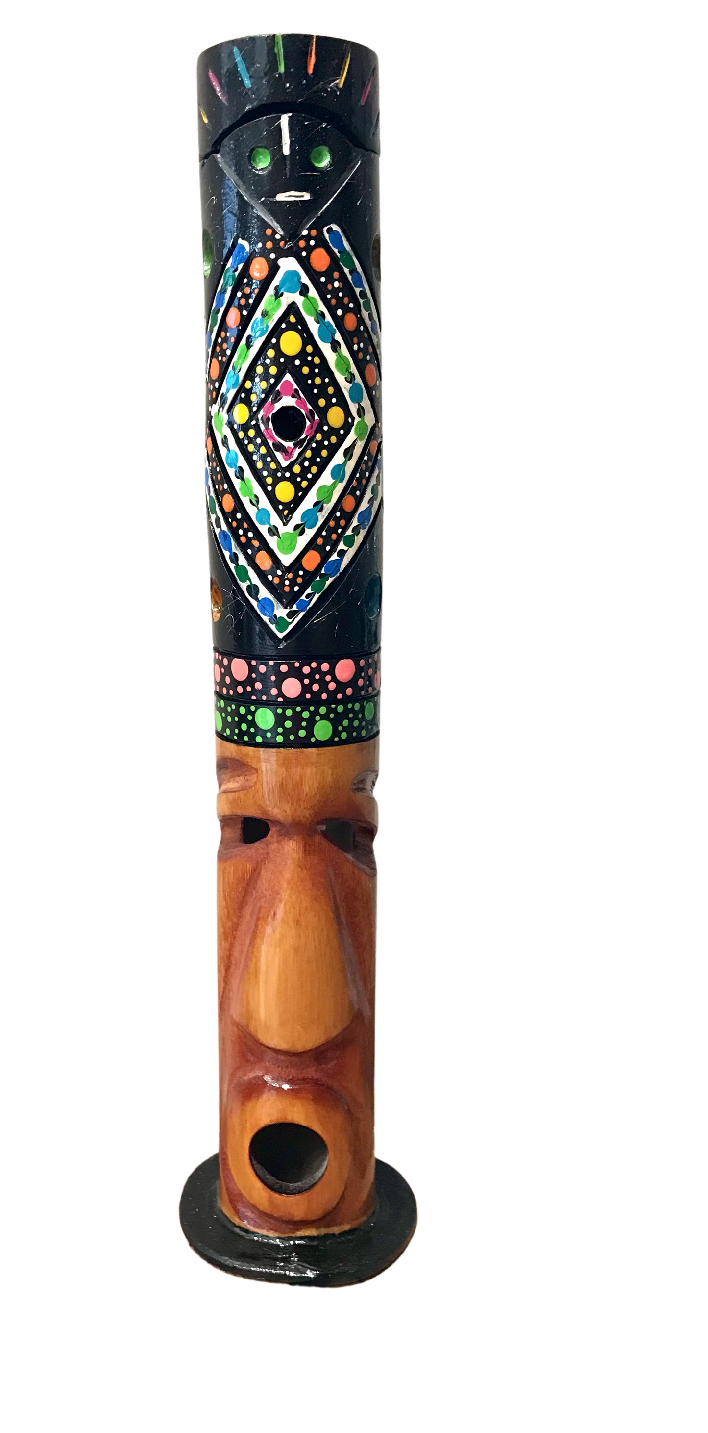 Bamboo Totem Incense Holder - Restoration Oak