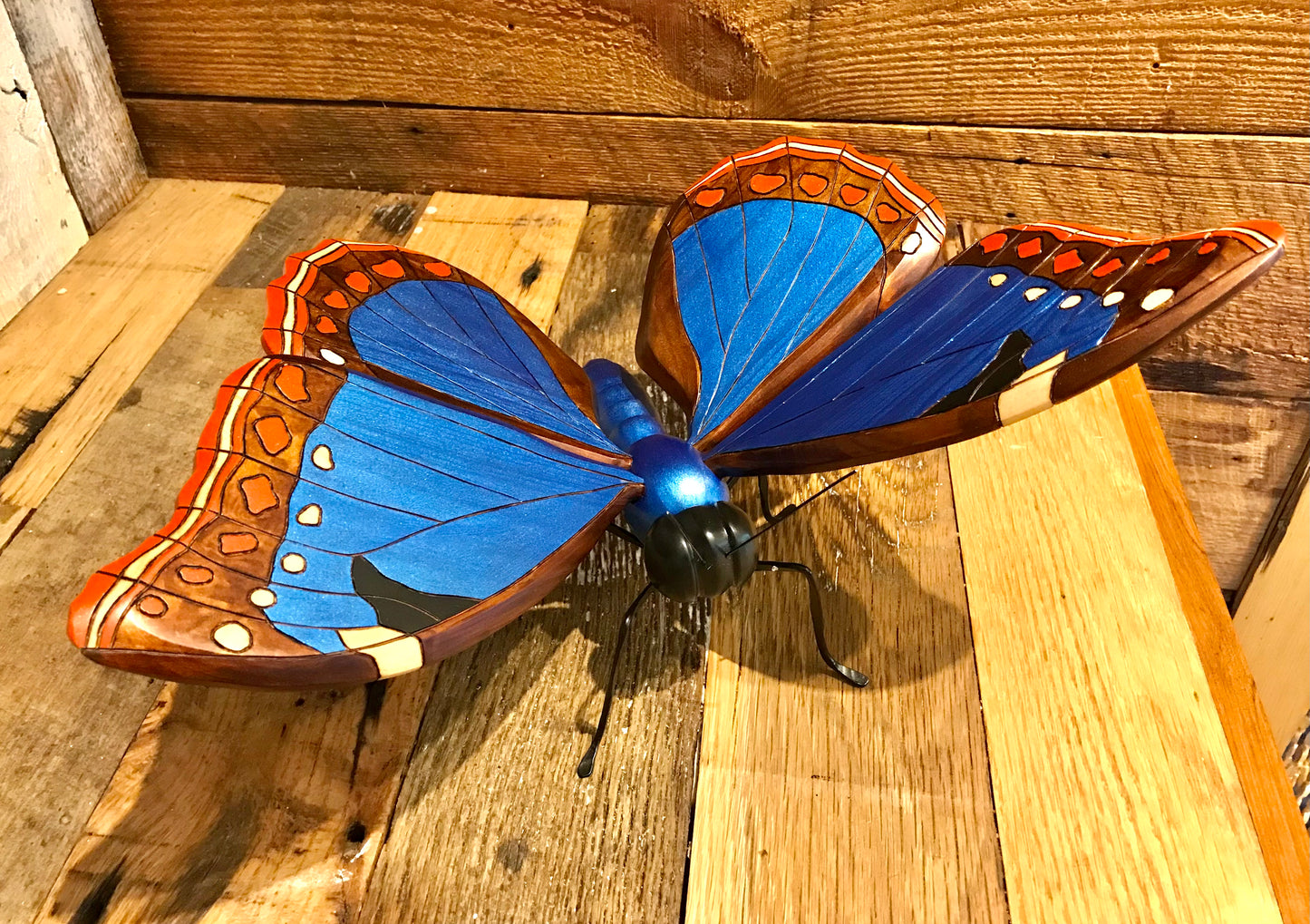 Butterfly Art - Restoration Oak
