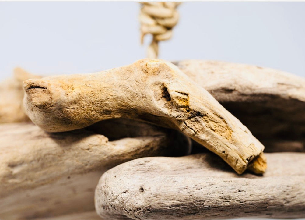 Driftwood Bell Wind Chime - Restoration Oak