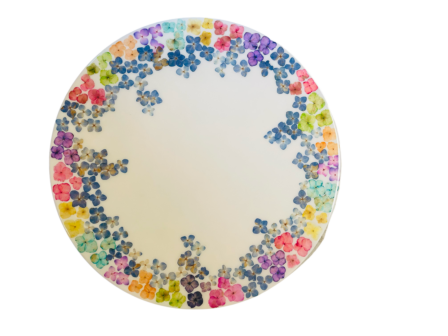 Lazy Susan-Pressed Flowers - Restoration Oak