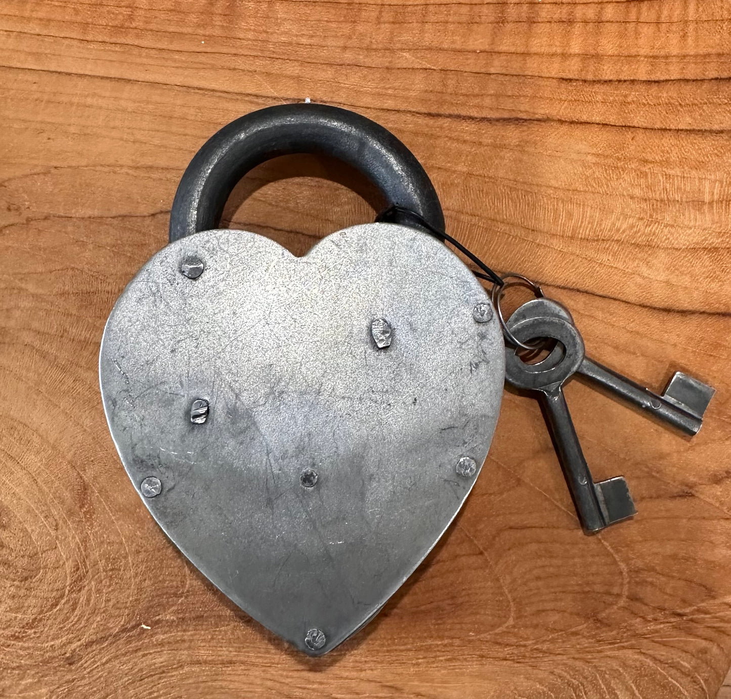 Heart Shaped Vintage Locks - Restoration Oak