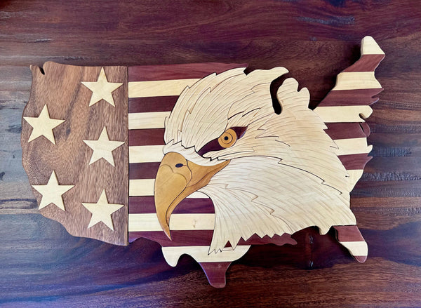 アメリカン・フォークアート、ウルフクリーク製木製3体+1体セット USA製 65B8597B-9F78-4FAA-A3D8-