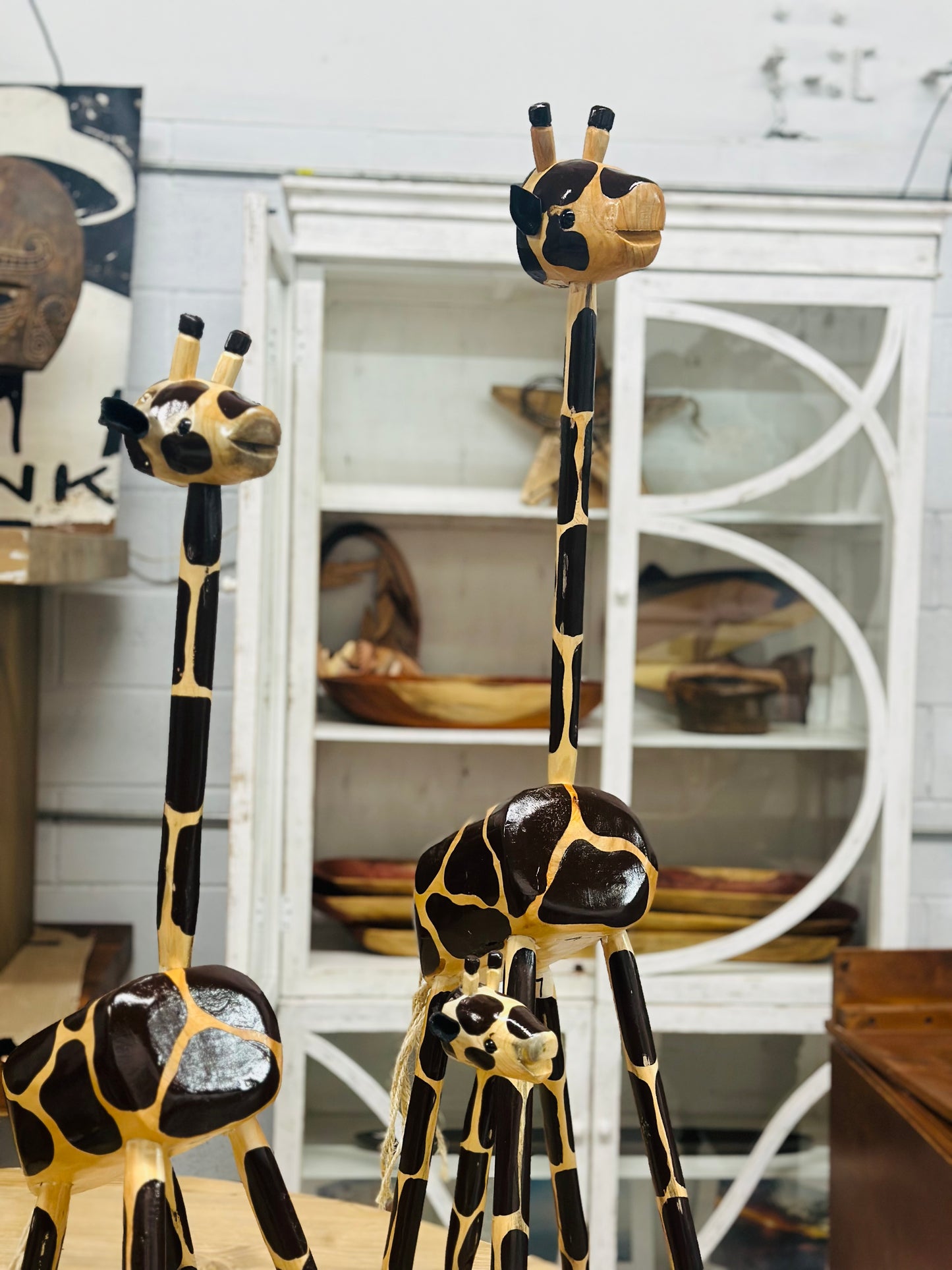 Giraffe Set (3) - Restoration Oak