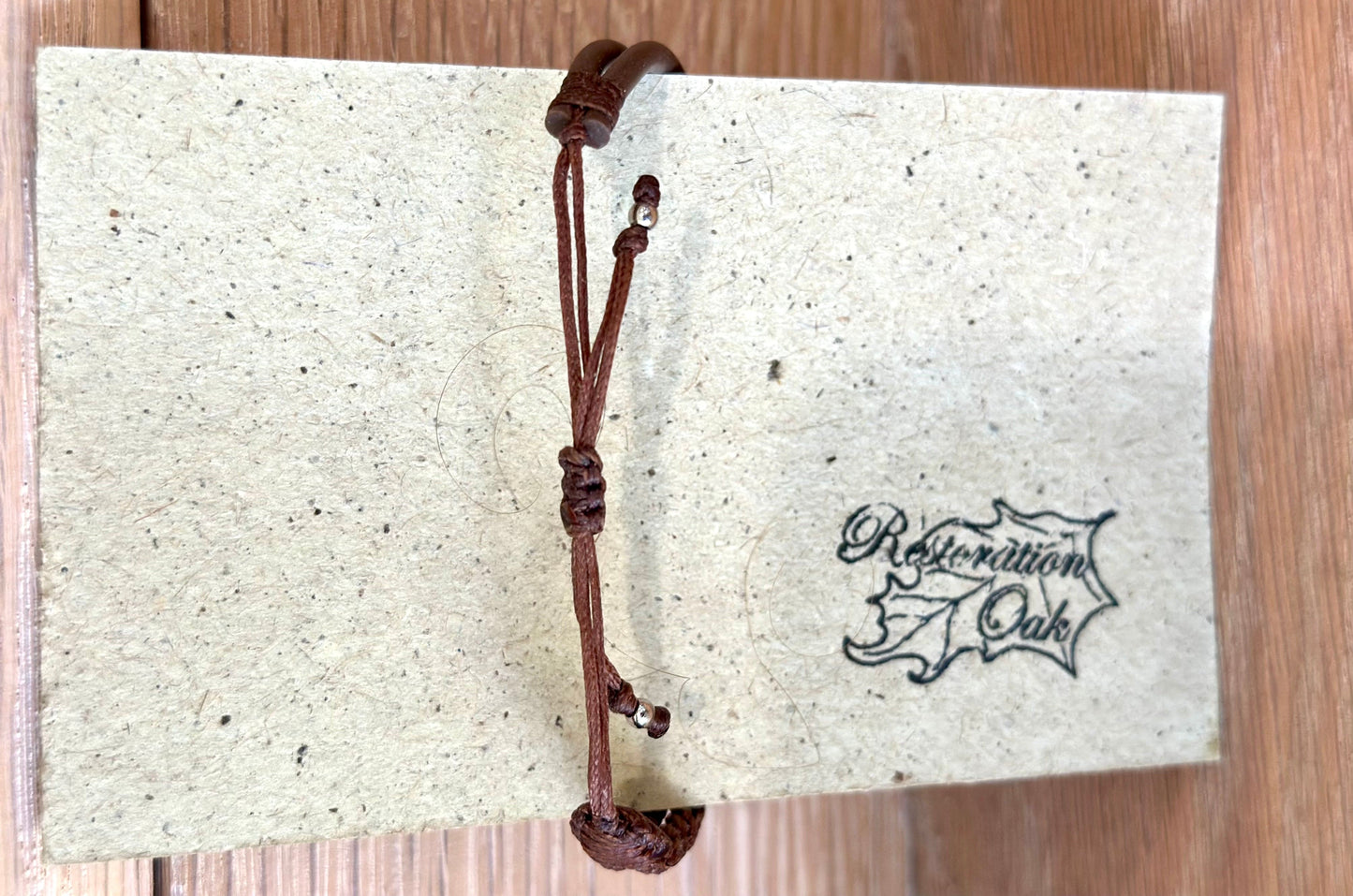 Cord Bracelet - Restoration Oak