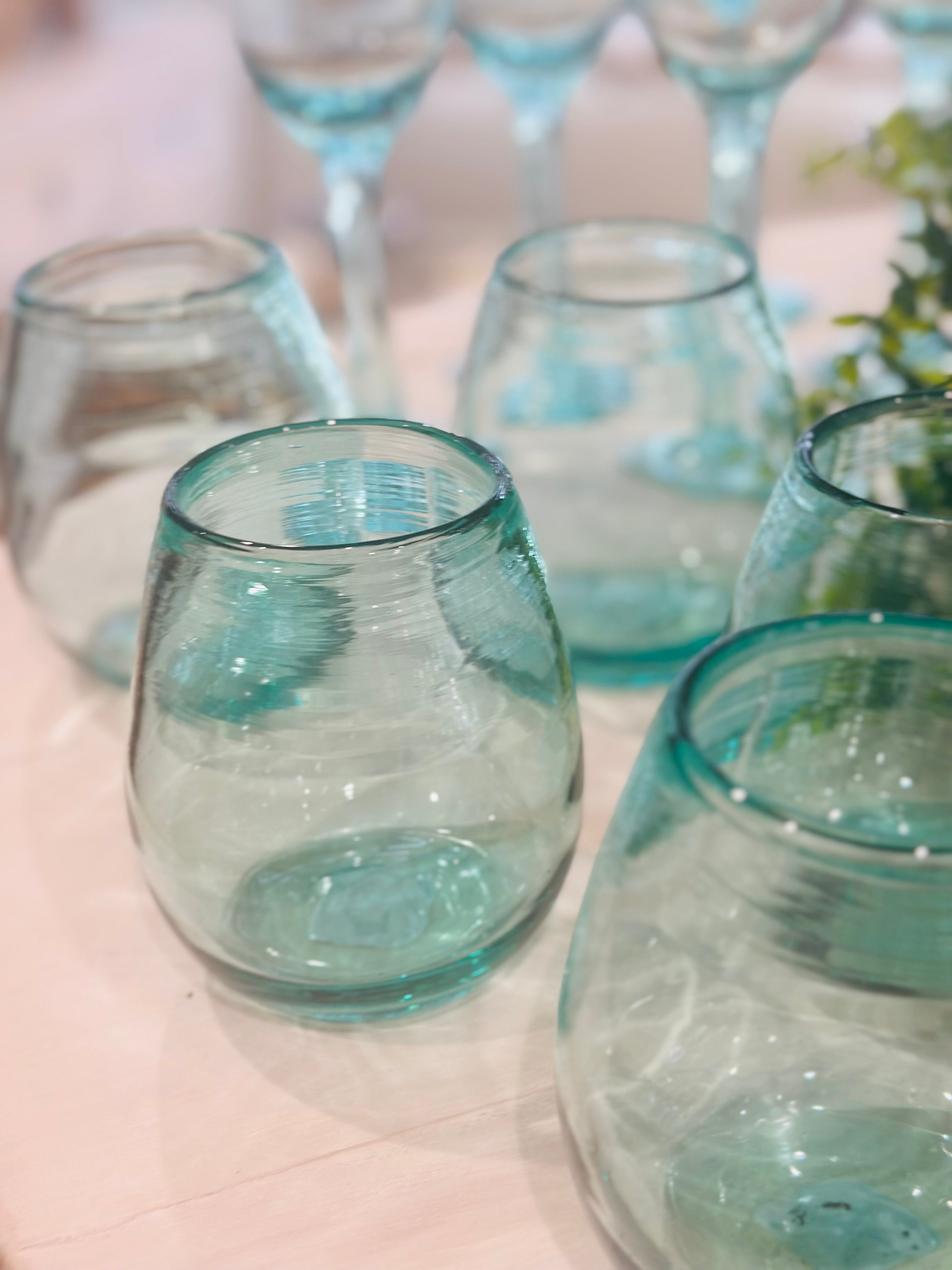 Stemless Wine Glass Restoration Oak