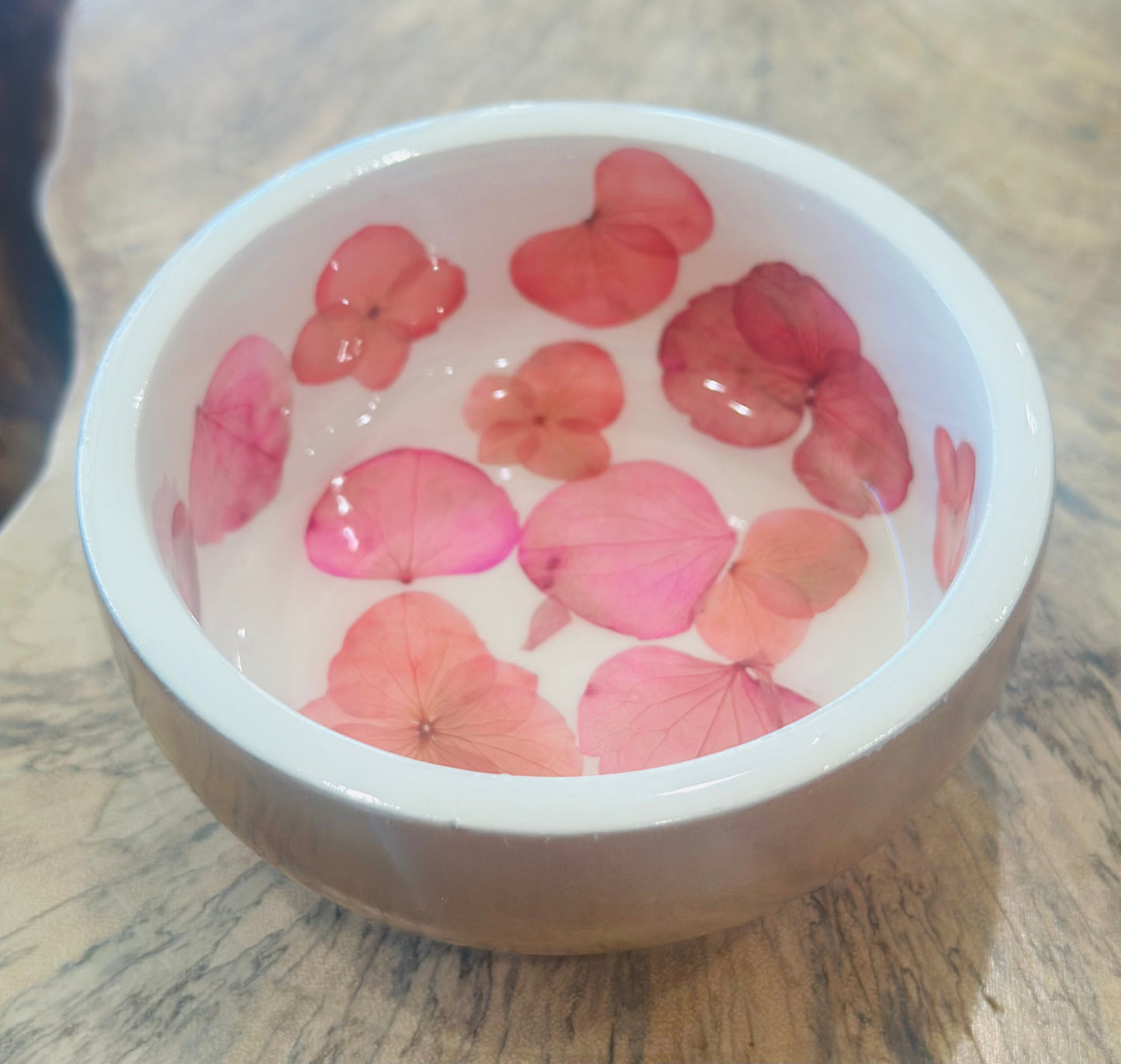 Candy Dish-Pressed Flower - Restoration Oak