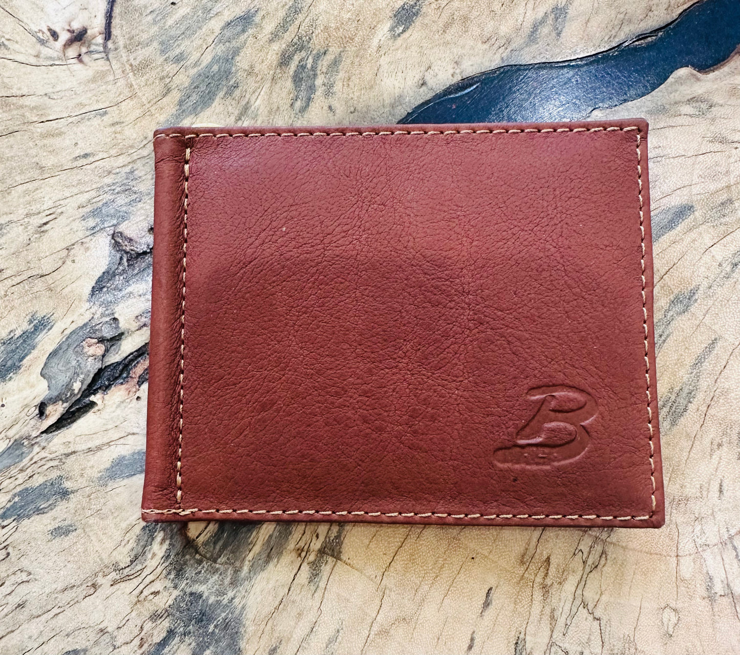 Money Clip Wallet - Restoration Oak