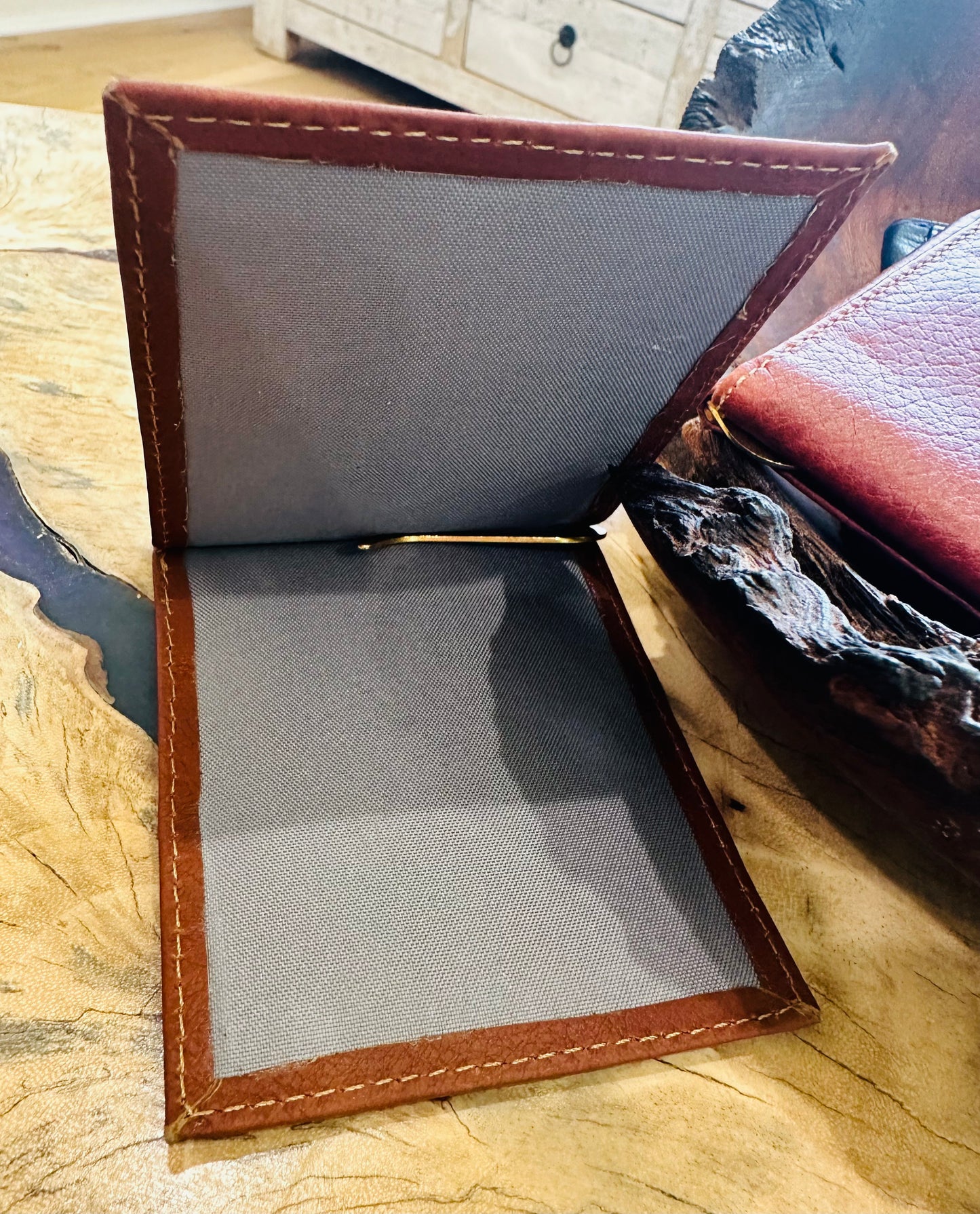 Money Clip Wallet - Restoration Oak