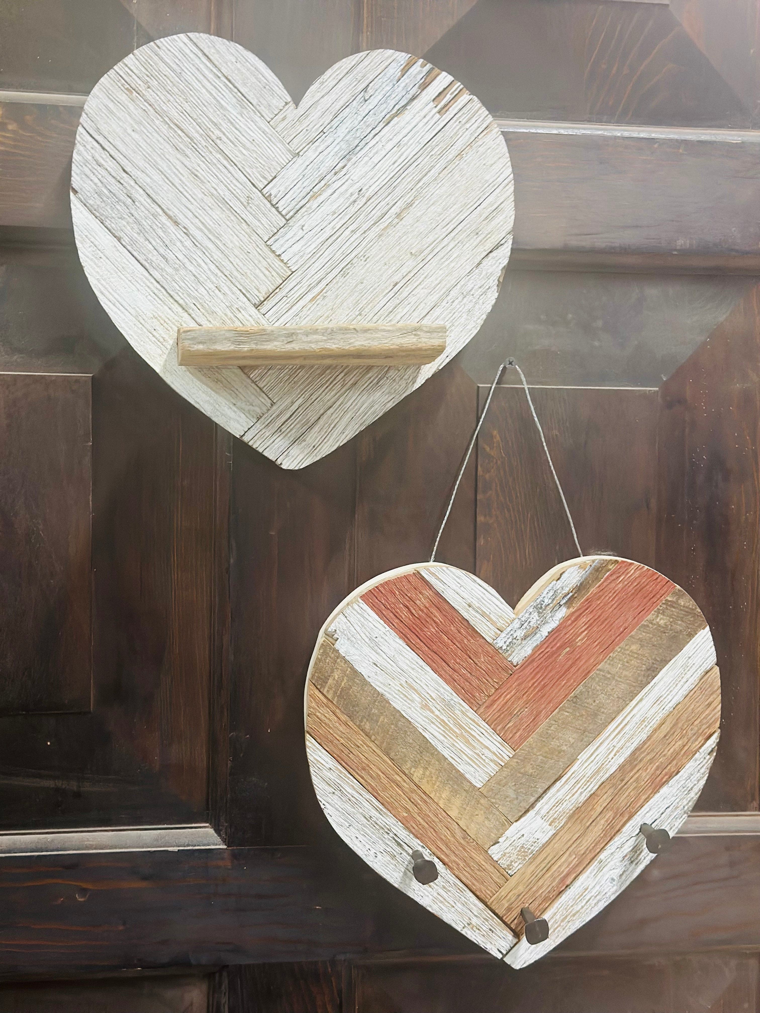 Heart Class (DIY reclaimed wood heart)