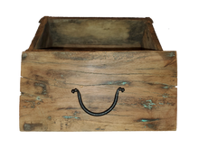 Load image into Gallery viewer, Repurposed Wooden Brick Mold Box w/ Lid - Restoration Oak