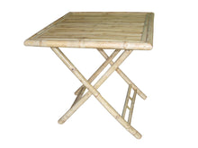 Load image into Gallery viewer, Bamboo Square Folding Table - Restoration Oak