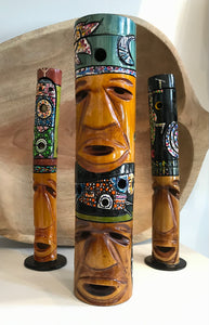 Bamboo Totem Incense Holder - Restoration Oak