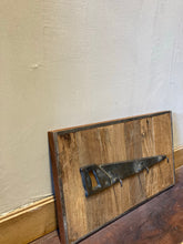 Load image into Gallery viewer, Vintage Saw 3 Piece Rack in Brown - Restoration Oak