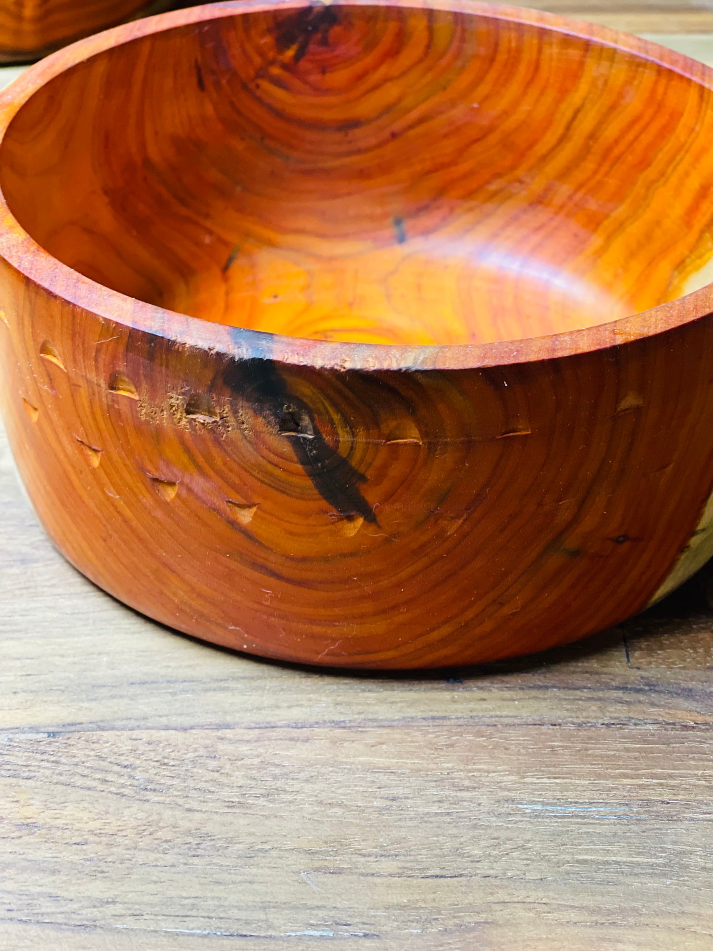 Orange Wood Salad Bowl from Colombia - Restoration Oak