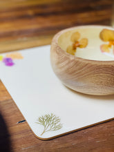 Load image into Gallery viewer, Placemats Set of 6-Pressed Flowers - Restoration Oak