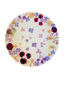 Lazy Susan-Pressed Flowers - Restoration Oak